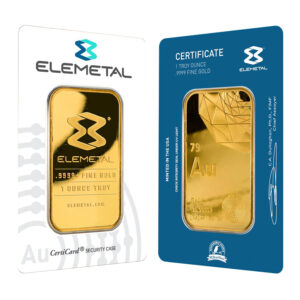 1 oz Elemetal Gold Bar For Sale (New w/ Assay) 1 oz Elemetal Gold Bar For Sale (New w/ Assay)