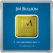 1 oz JM Bullion Square Gold Bar For Sale (New w/ Assay) 1 oz JM Bullion Square Gold Bar For Sale (New w/ Assay)