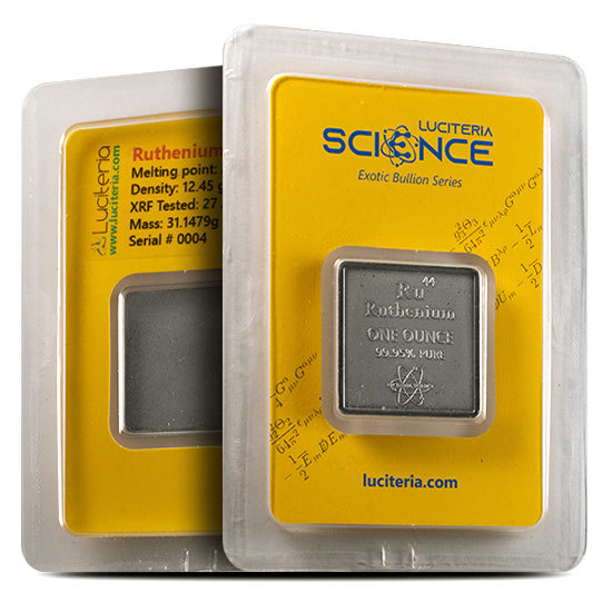 1 oz Luciteria Science Iridium Square Bar (New) 1 oz Luciteria Science Iridium Square Bar (New)