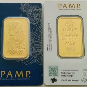 1 oz PAMP Suisse Fortuna Veriscan Gold Bar (New w/ Assay) 1 oz PAMP Suisse Fortuna Veriscan Gold Bar (New w/ Assay)