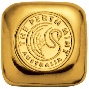 1 oz Perth Mint Cast Gold Bar For Sale (New) 1 oz Perth Mint Cast Gold Bar For Sale (New)