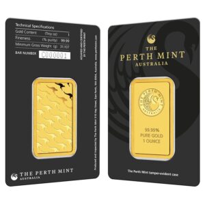 1 oz Perth Mint Gold Bar For Sale (New w/ Assay) 1 oz Perth Mint Gold Bar For Sale (New w/ Assay)