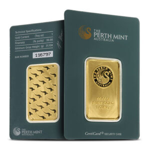 1 oz Perth Mint Gold Bar For Sale (Classic Assay) 1 oz Perth Mint Gold Bar For Sale (Classic Assay)
