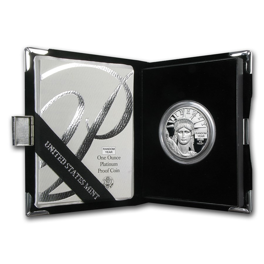 1 oz Proof American Platinum Eagle Coin (Box & CoA, Random Year) 1 oz Proof American Platinum Eagle Coin (Box & CoA, Random Year)