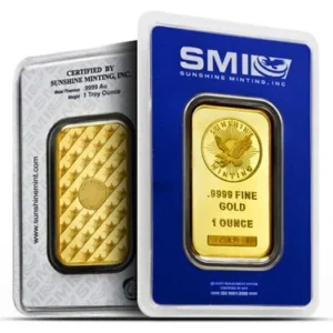 1 oz Sunshine Gold Bar For Sale (New w/ Assay, MintMark SI) 1 oz Sunshine Gold Bar For Sale (New w/ Assay, MintMark SI)