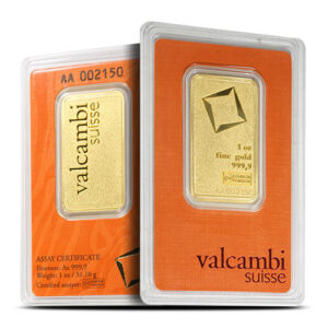 1 oz Valcambi Matte Gold Bar For Sale (New w/ Assay) 1 oz Valcambi Matte Gold Bar For Sale (New w/ Assay)