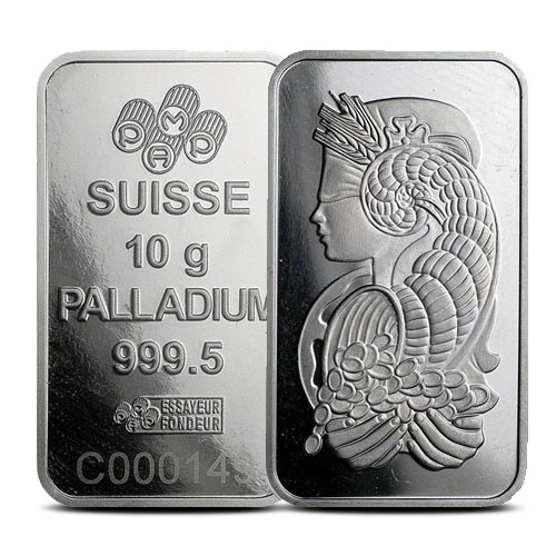 10 Gram Palladium Bar For Sale (Varied Condition, Any Mint) 10 Gram Palladium Bar For Sale (Varied Condition, Any Mint)