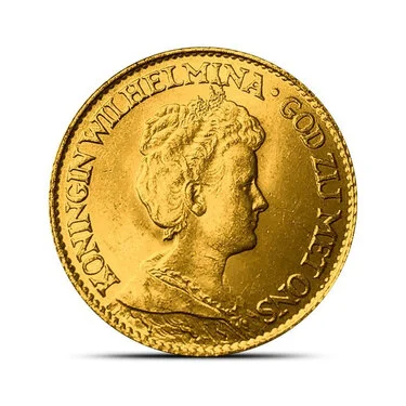 10 Guilders Gold Coin For Sale (Circulated) 10 Guilders Gold Coin For Sale (Circulated)