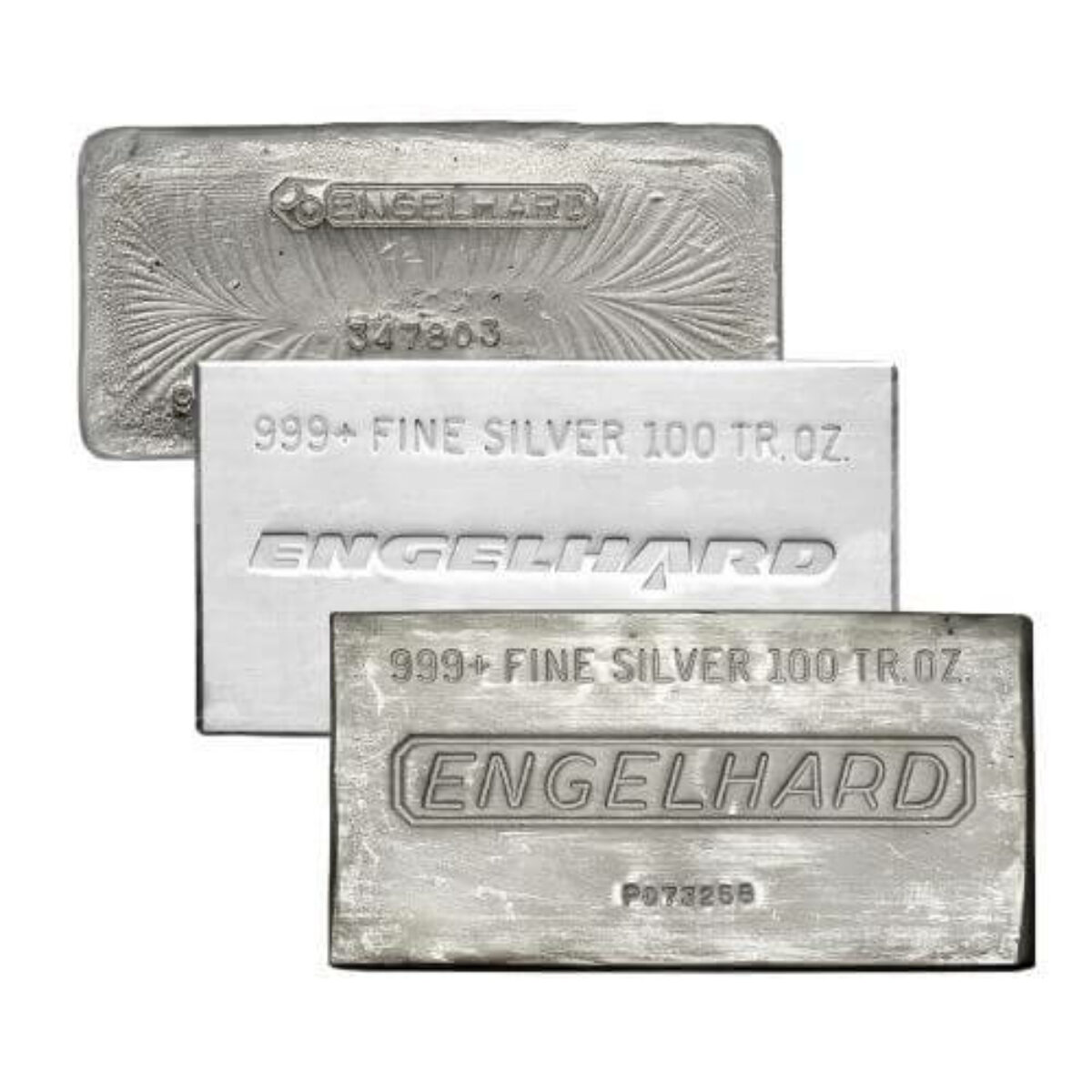 100 oz Engelhard Silver Bar For Sale (Secondary Market) 100 oz Engelhard Silver Bar For Sale (Secondary Market)
