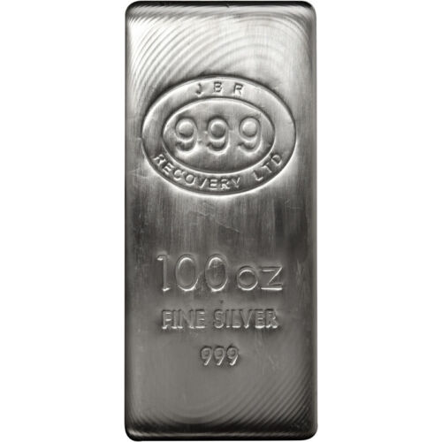 100 oz JBR Silver Bar For Sale (New) 100 oz JBR Silver Bar For Sale (New)