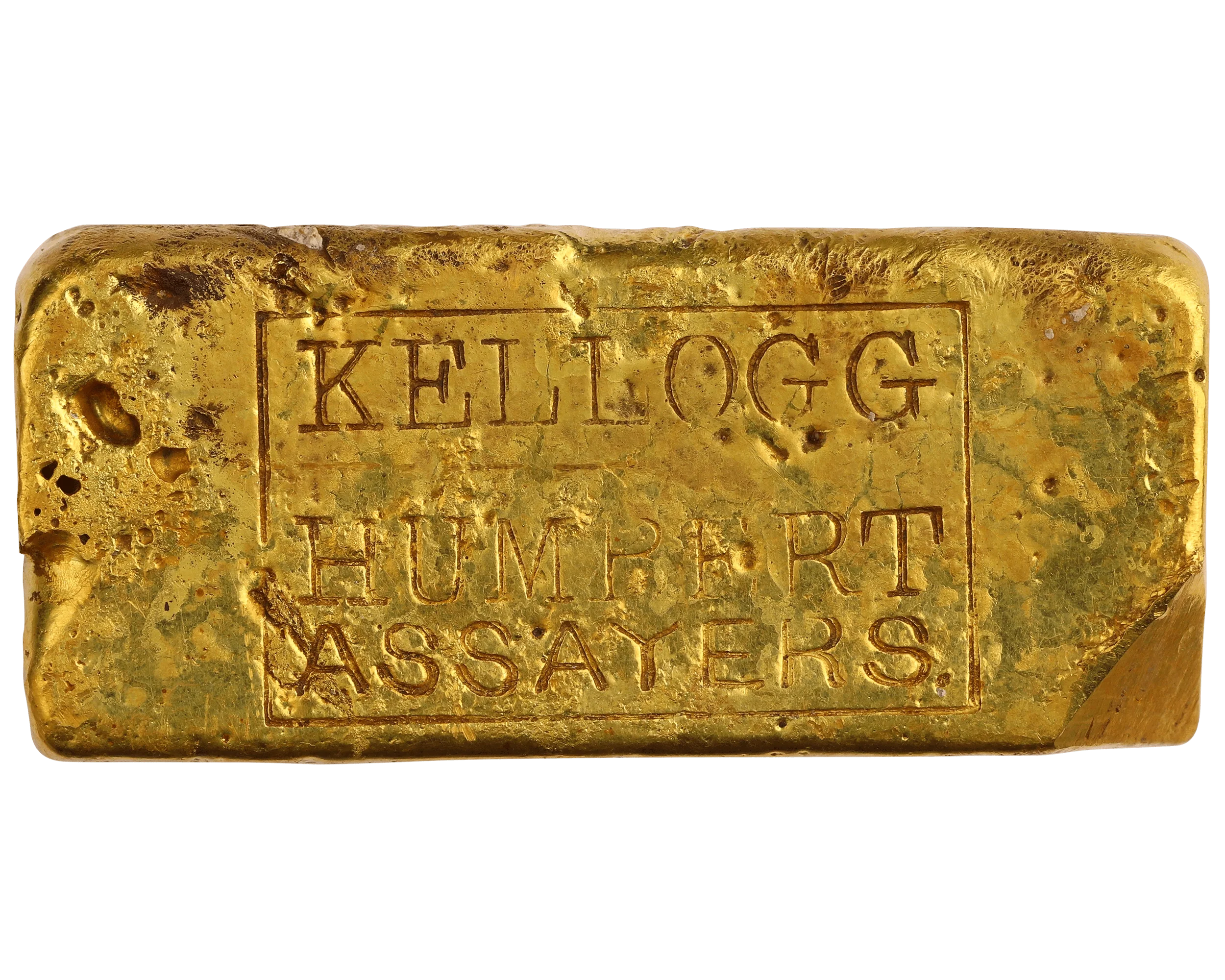 119 oz SS Central America Kellogg and Humbert Assayers Gold Bar 119 oz SS Central America Kellogg and Humbert Assayers Gold Bar