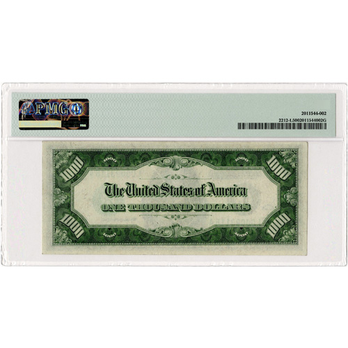 1934 $1000 Federal Reserve Note For Sale (PMG AU50+) 1934 $1000 Federal Reserve Note For Sale (PMG AU50+)