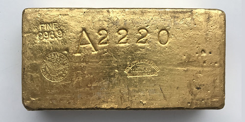 1935 401.547 oz U.S. Assay Office at New York “Big Apple” Gold Bar 1935 401.547 oz U.S. Assay Office at New York “Big Apple” Gold Bar