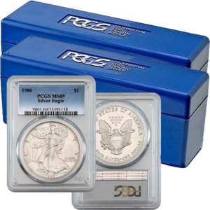 1986-2020 American Silver Eagle 35-Coin Set PCGS MS69 1986-2020 American Silver Eagle 35-Coin Set PCGS MS69