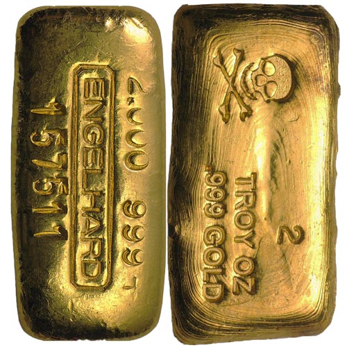 2 oz Gold Bar For Sale (Varied Condition, Any Mint, .999+) 2 oz Gold Bar For Sale (Varied Condition, Any Mint, .999+)