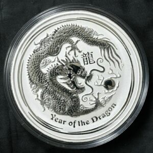 2012 1 Kilo Australian Lunar Dragon Silver Coin 2012 1 Kilo Australian Lunar Dragon Silver Coin