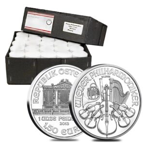 2013 Austrian Silver Philharmonic Monster Box (500 Coins, BU) 2013 Austrian Silver Philharmonic Monster Box (500 Coins, BU)