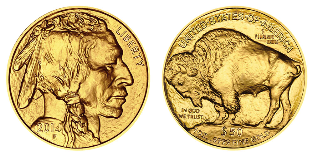 2014 1 oz American Gold Buffalo Coin (BU) 2014 1 oz American Gold Buffalo Coin (BU)