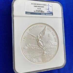 2015 1 Kilo Reverse Proof Mexican Silver Libertad Coin PCGS PL70 2015 1 Kilo Reverse Proof Mexican Silver Libertad Coin PCGS PL70