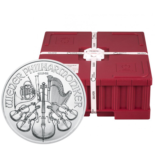2019 Austrian Silver Philharmonic Monster Box (500 Coins, BU) 2019 Austrian Silver Philharmonic Monster Box (500 Coins, BU)