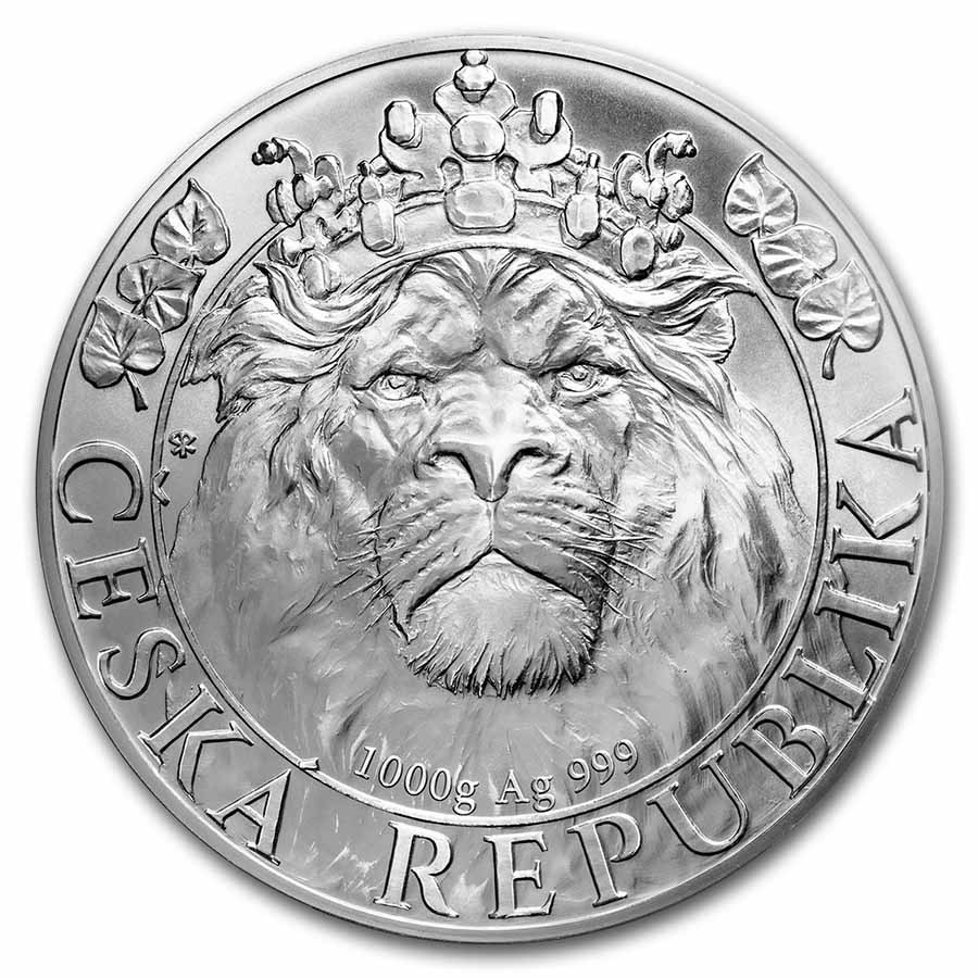 2022 1 Kilo Niue Czech Lion Silver Coin (BU) 2022 1 Kilo Niue Czech Lion Silver Coin (BU)