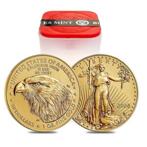 2022 1 oz American Gold Eagle Coin (MintSealed, BU)
