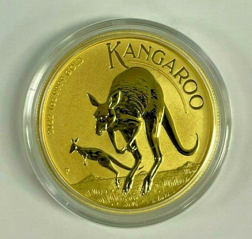 2022 1 oz Australian Gold Kangaroo Coin (BU) 2022 1 oz Australian Gold Kangaroo Coin (BU)