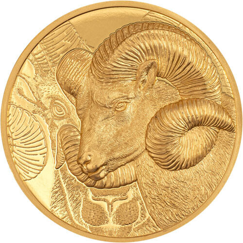 2022 1 oz Proof Mongolia Gold Magnificent Argali Coin (Ultra High Relief) 2022 1 oz Proof Mongolia Gold Magnificent Argali Coin (Ultra High Relief)