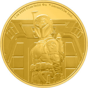 2022 1 oz Proof Niue Gold Mandalorian Bo-Katan Kryze Coin (Box + CoA)