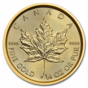 2022 1/4 oz Canadian Gold Maple Leaf Coin (BU) 2022 1/4 oz Canadian Gold Maple Leaf Coin (BU)