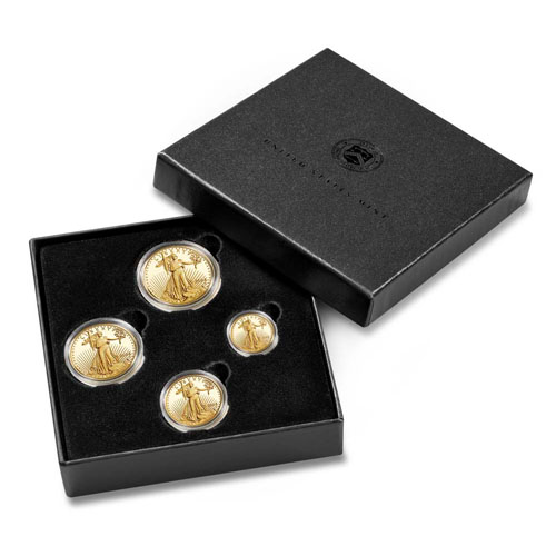 2022-W 4-Coin Proof American Gold Eagle Set (Box + CoA) 2022-W 4-Coin Proof American Gold Eagle Set (Box + CoA)