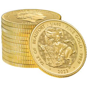 2023 1/4 oz British Gold Tudor Beasts Yale of Beaufort Coin (BU) 2023 1/4 oz British Gold Tudor Beasts Yale of Beaufort Coin (BU)