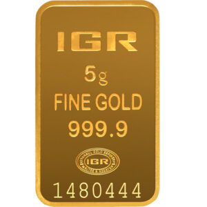 5 Gram Istanbul Gold Refinery Gold Bar (New w/ Assay)