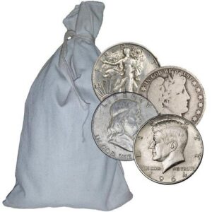 90% Silver Kennedy Half Dollars For Sale ($100 FV, Circulated)