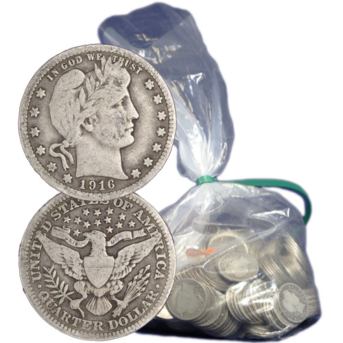 90% Silver Washington Quarters For Sale ($500 FV, Circulated) 90% Silver Washington Quarters For Sale ($500 FV, Circulated)