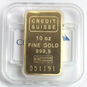 Buy 10 oz Credit Suisse Gold Bar (New w/ Assay) Buy 10 oz Credit Suisse Gold Bar (New w/ Assay)