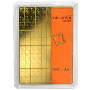Buy 100 Gram Valcambi Gold CombiBar (100x1g w/Assay) Buy 100 Gram Valcambi Gold CombiBar (100x1g w/Assay)