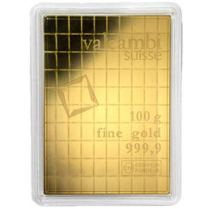 Buy 100 Gram Valcambi Gold CombiBar (100x1g w/Assay) Buy 100 Gram Valcambi Gold CombiBar (100x1g w/Assay)