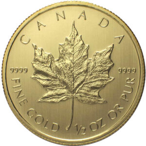 Buy 1/2 oz Canadian Gold Maple Leaf Coin (Random Year) Buy 1/2 oz Canadian Gold Maple Leaf Coin (Random Year)