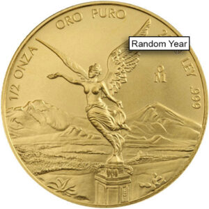 Buy 1/2 oz Mexican Gold Libertad Coin (Random Year) Buy 1/2 oz Mexican Gold Libertad Coin (Random Year)