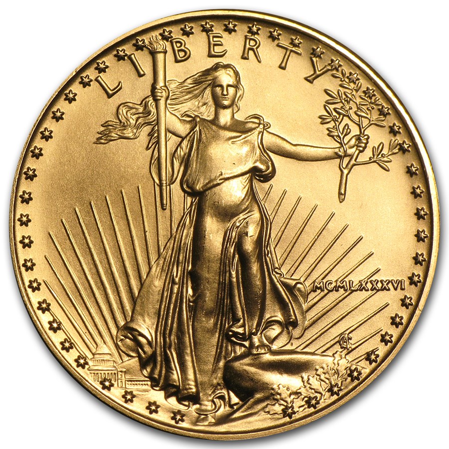 Buy 1986 1/2 oz American Gold Eagle Coin Buy 1986 1/2 oz American Gold Eagle Coin