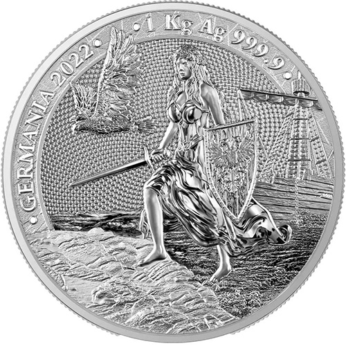 Buy 2022 1 Kilo Germania Silver Round (Capsule) Buy 2022 1 Kilo Germania Silver Round (Capsule)