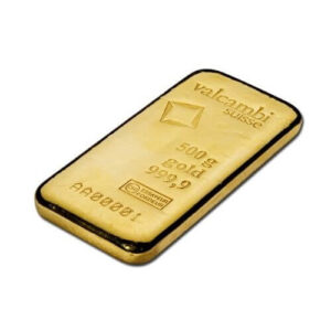 Buy 500 Gram Valcambi Cast Gold Bar (New w/ Assay) Buy 500 Gram Valcambi Cast Gold Bar (New w/ Assay)