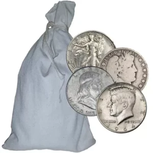 Buy 90% Silver Coins ($100 FV, Circulated, Half Dollars)