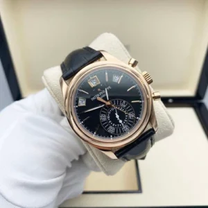 Patek Philippe 5960R-012 Annual Calendar Chronograph Black Dial Full Set Mint Condition