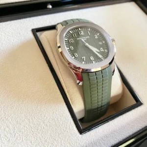 Patek Philippe Aquanaut 5168G-010 white gold green dial | Authentic Quality