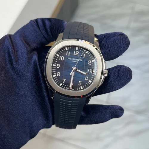 Patek Philippe Aquanaut White Gold Blue Embossed Dial Patek Philippe Aquanaut White Gold Blue Embossed Dial