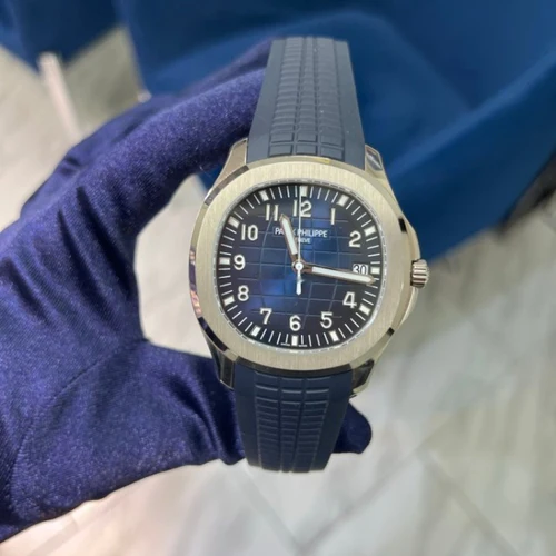 Patek Philippe Aquanaut White Gold Blue Embossed Dial Patek Philippe Aquanaut White Gold Blue Embossed Dial