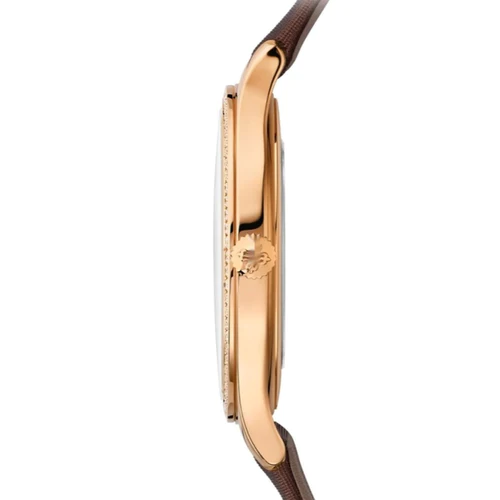 Patek Philippe Calatrava 18k Rose Gold Diamond Bezel 33mm Chocolate Brown Dial Patek Philippe Calatrava 18k Rose Gold Diamond Bezel 33mm Chocolate Brown Dial