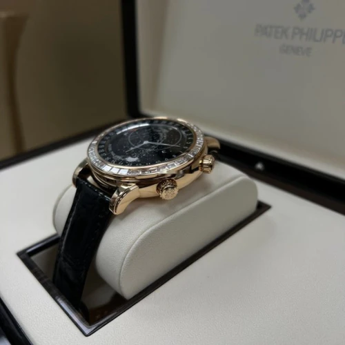 Patek Philippe Celestial Grand Complications Celestial 6104R Rose Gold Baguette Bezel In Stock Patek Philippe Celestial Grand Complications Celestial 6104R Rose Gold Baguette Bezel In Stock